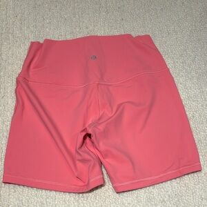 Lulu lemon Women's Coral High-Rise Workout Shorts